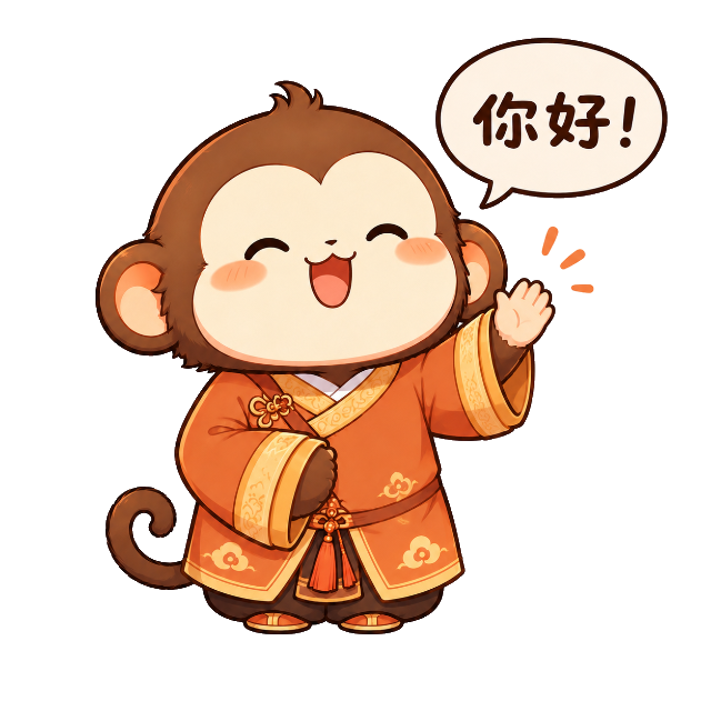 Maskot Niàn melambai